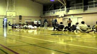 20120127 綱引合同練習②神奈川　tug of war japan