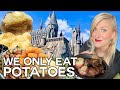 The BEST Theme Park Snacks: Only Eating POTATOES At Universal Orlando