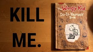 Reading My Diary Of A Wimpy Kid: Do It Yourself Book