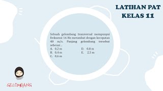 Latihan Soal Gelombang #PAT13