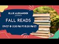 Fall Reads 🍂📚 Sharing Cozy Weather Books with Ellie Alexander