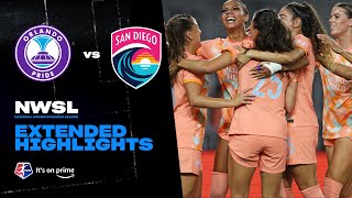 Orlando Pride vs. San Diego Wave FC | NWSL Extended Highlights | 4/19/24 | Prime Video