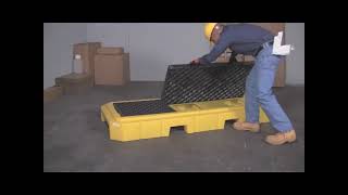 Ultra Spill Pallet P3 Plus Model | Superior Weight Capacity | Low-Profile Containment