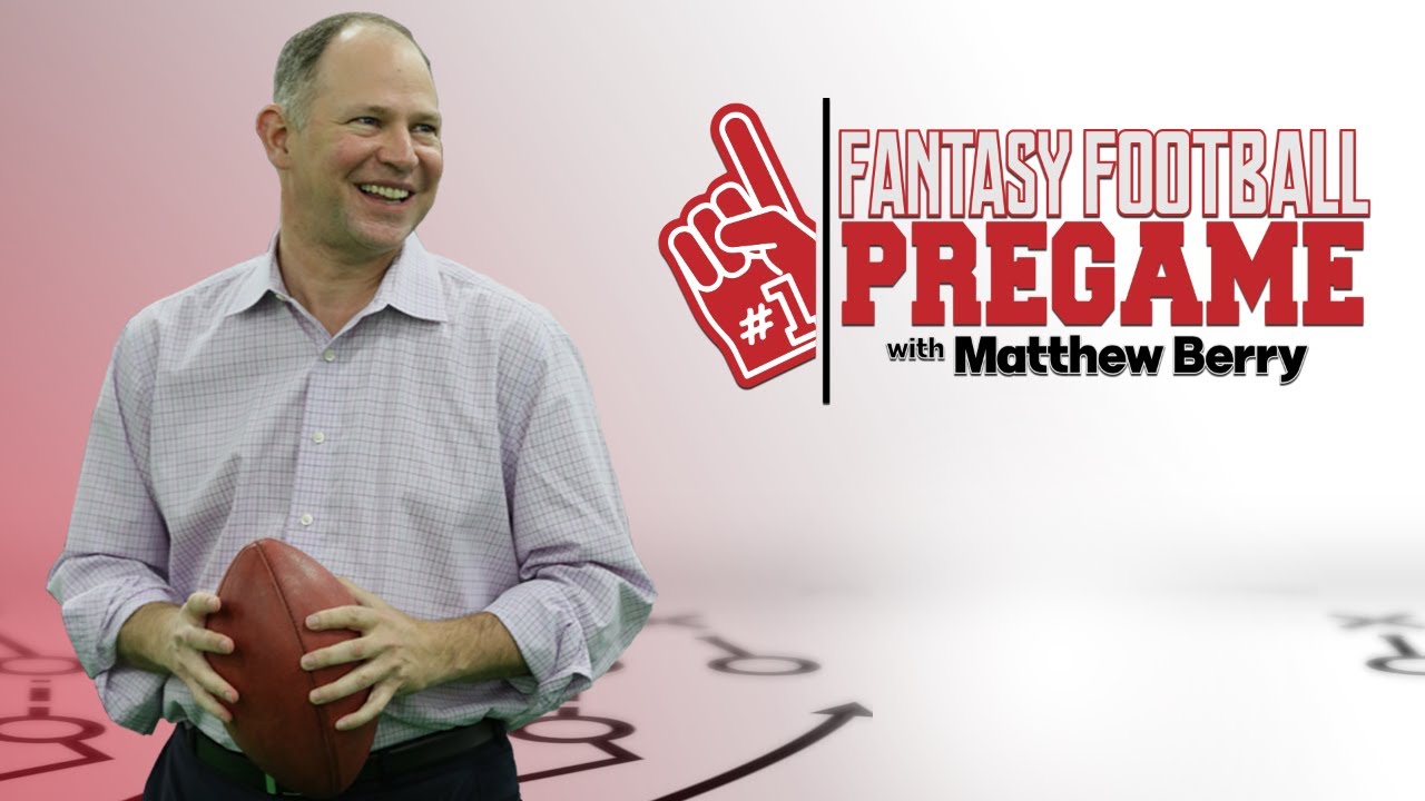 Fantasy Football Pregame With Matthew Berry For Week 10 | Rotoworld ...