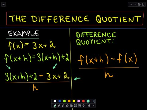 ❖ The Difference Quotient - Example 1 ❖ ❖ The Difference Quotient - Example 1 ❖