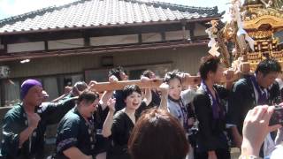 八重垣神社祇園祭 東本町 連合渡御　下出羽地区で 3