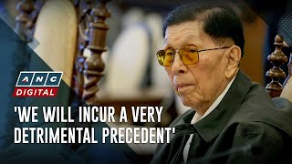 Enrile on INC rally: 'Are we prepared to sacrifice the value of rule of law for a person?' | ANC