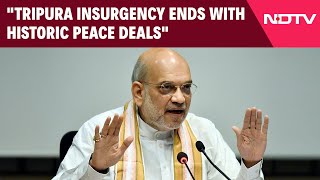 Headlines Tripura | Tripura Insurgency Ends With Historic Peace Deals, Says Amit Shah