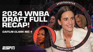 2024 WNBA DRAFT FULL RECAP 🔥 Caitlin Clark SHINES with Brink, Reese, Cardoso & more 🤩 | SportsCenter
