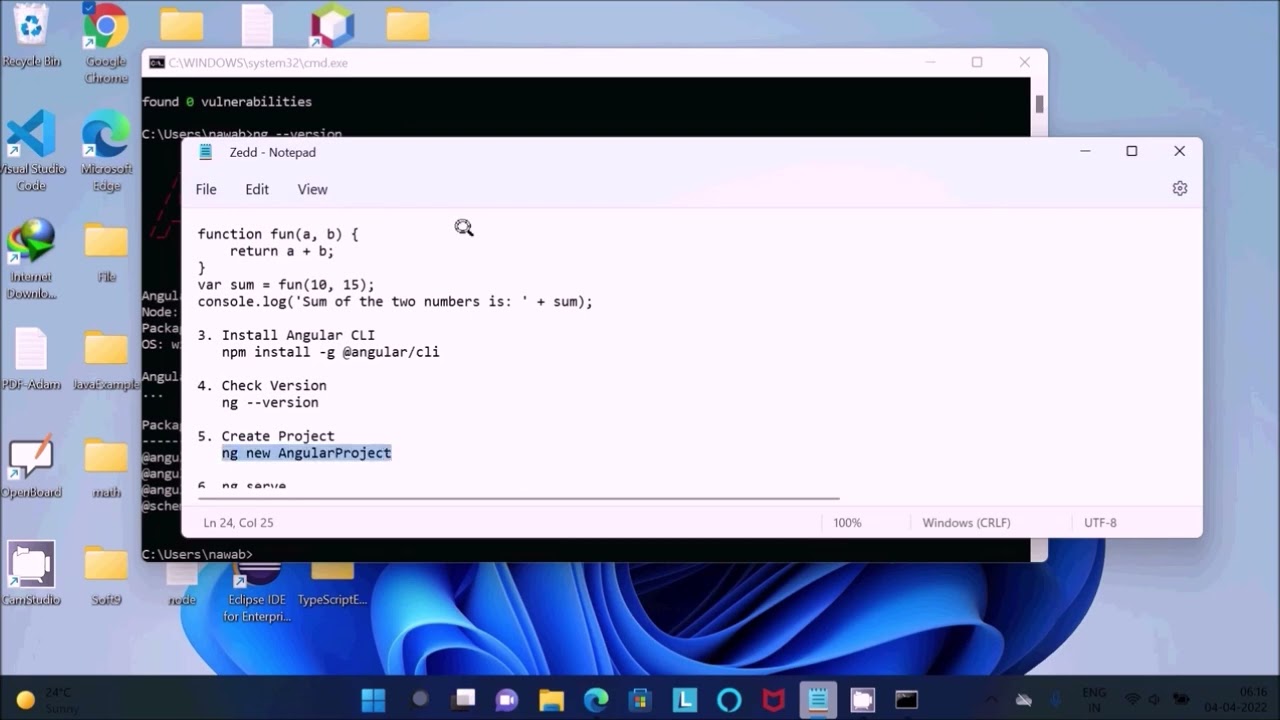 How To Create And Run Angular Project In Visual Studio 2019 Templates ...