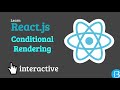 04 What is conditional rendering in react js? - React js Interactive Tutorial Exercises