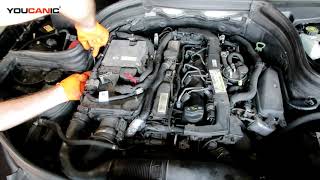 Mercedes Benz GLK250 BlueTec Engine Air Filter Replacement