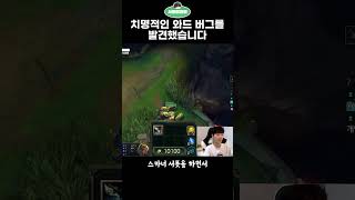 아무도 안써서 몰랐던 롤 치명적인 버그. #롤 #lol #서폿 #leagueoflegend #추천