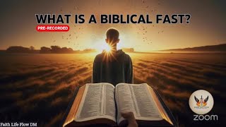 WHAT IS A BIBLICAL FAST? | FIRST AIRED FRIDAY DECEMBER 13, 2024