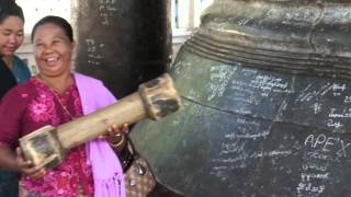 the bigest bell in the world  Mingun Myanmar