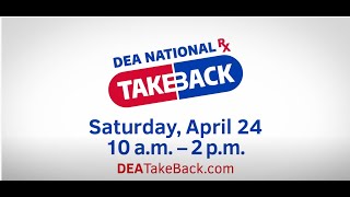 #DEATakeBack National Prescription Drug Take Back Campaign (April 24, 2021) 30 sec CC