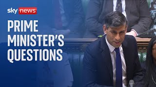 Watch Rishi Sunak and Keir Starmer at Prime Minister's Questions