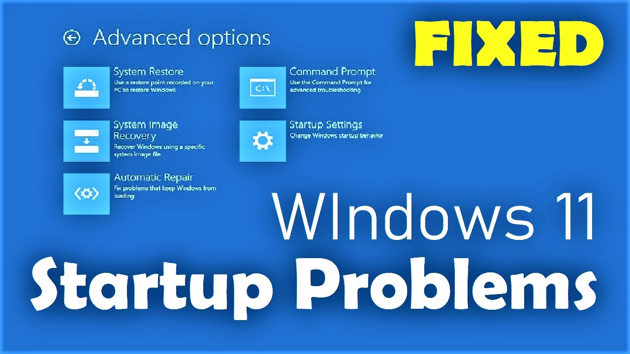 Startup Repair Windows 11 | How To Automatic Repair Loop Problems In ...