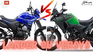 [EP 19: VERSYS 300] VS YAMAHA LANDER 250 * OPINIÃO DE DONO #motovlog #duelo