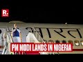 PM Modi Lands In Nigeria On The Invitation Of President Tinubu, To Engage In High-Level Discussions