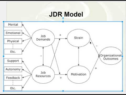 Job Demands Resource Model Of Organizational Performance - YouTube