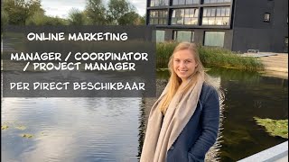 Sollicitatievideo voor online marketing manager of project manager