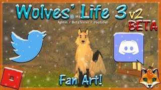 Roblox Wolves Life 3 V2 Beta Wings Are Out 23 Hd - female wolf idea wolves life 3 roblox youtube