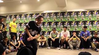 Hong kong City Throw Down 2014hiphop best8 Monster Kei VS Marco