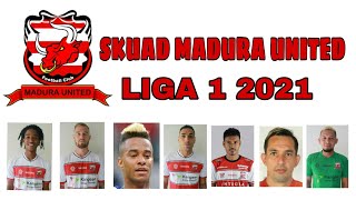 Daftar sementara pemain MADURA UNITED Liga 1 2021