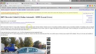 Craigslist Atlanta Used Cars, Appliances and Furniture For Sale by Owner - 2013 Price Predictions