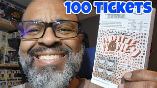 Playing 100 Scratch off tickets! PA LOTTERY A Latte Money #scratchers