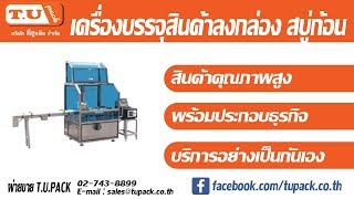 เครื่องบรรจุสบู่ใส่กล่อง Cartoning Machine Clip08004