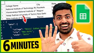 Convert your Google Sheets into REST APIs in 6 Minutes 😱 (and Make Projects)
