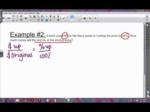 How to find Percent Markup How to find Percent Markup