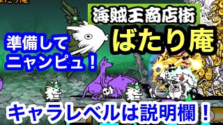 にゃんこ ばたり庵 準備してニャンピュ！ 海賊王商店街 にゃんこ大戦争 ユーザーランク20698 キャラレベルは説明欄に