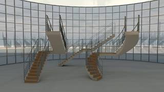 ArchiCAD 3D画面で階段に手摺をつける / Put Rail to Staircase in 3D View