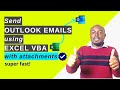 Sending Outlook Emails Using Excel VBA with Attachments (THE RIGHT WAY) | 2020 and beyond