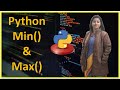 Python min() and max() functions