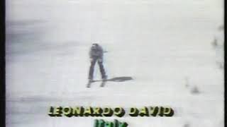 Alpine Skiing - 1978 - World Cup Championships Mens Downhill   ITA Leonardo David
