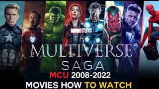 All Marvel Movies In Order 2008 - 2023 | How To Watch Marvel Movies & Series In Order | Multiverse