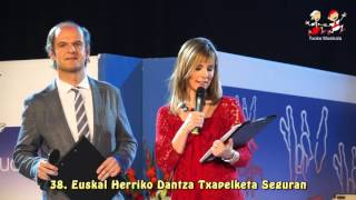 201410181001 Amets Amubieta eta Maialen Aldalur 38  Euskal Herriko Dantza Txapelketan Seguran