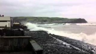 High Tide at Borth. 20th Feb 2011