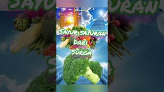 pilih sayur atau buah 😯 | pilih surga atau neraka #shortvideo #short #shorts