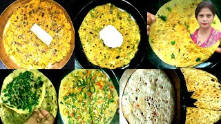 Seven Days Seven Healthy Breakfast Paratha Recip// Tiffin Box Recipe// Lunch Box recipe//