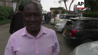 Witness, people running in fear, after Kenya attack