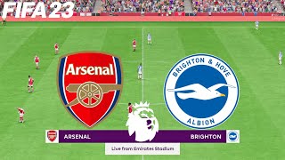 FIFA 23 | Arsenal vs Brighton - 22/23 Premier League Season English - PS5 Gameplay