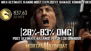 Rambo Combos - Mortal Kombat 11: Ultimate