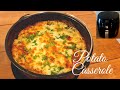 Airfryer Potato Casserole with Creamy Spinach Sauce / Airfryer Recipe / Easy Recipe