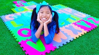 ABC Alphabet Kids Song | Wendy Pretend Play Aprende Abecedario | Canción Infantil Alfabeto