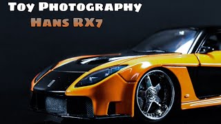 Toy photography with the Hans - Mazda RX7 - Jada Toys 1/24 scale